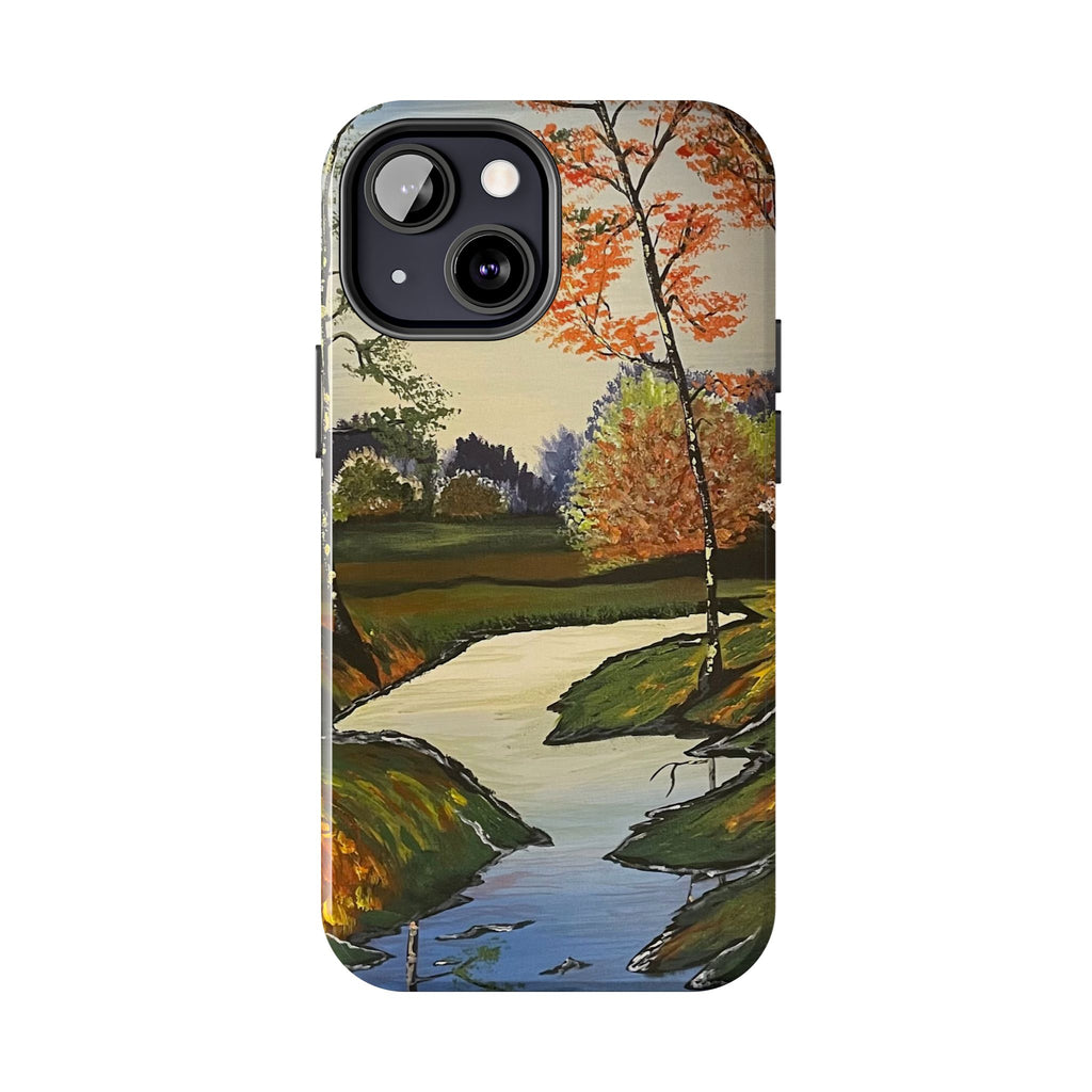 Whispering Birches Phone Case - Hand Painted Unique Designs