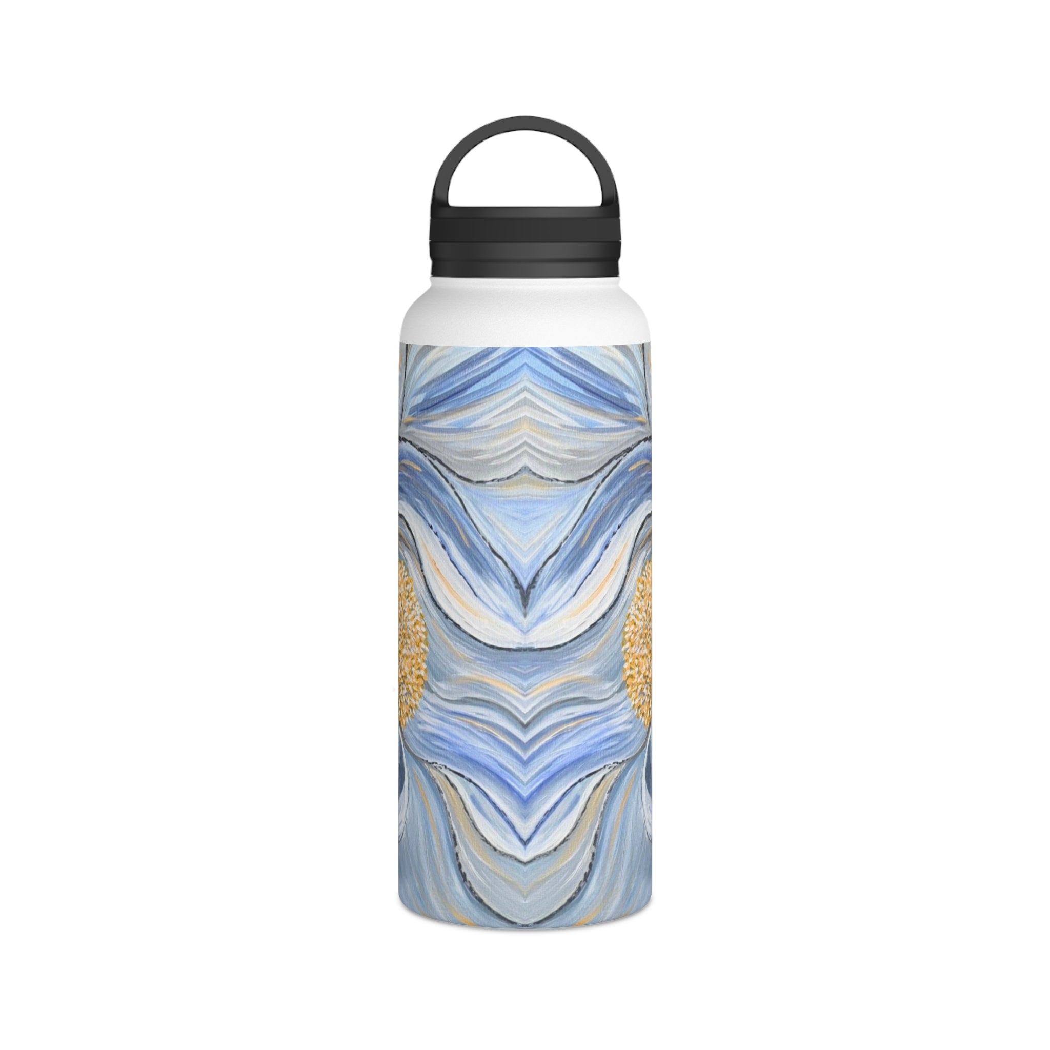 Velvet Current Stainless Steel Water Bottle with Handle Lid