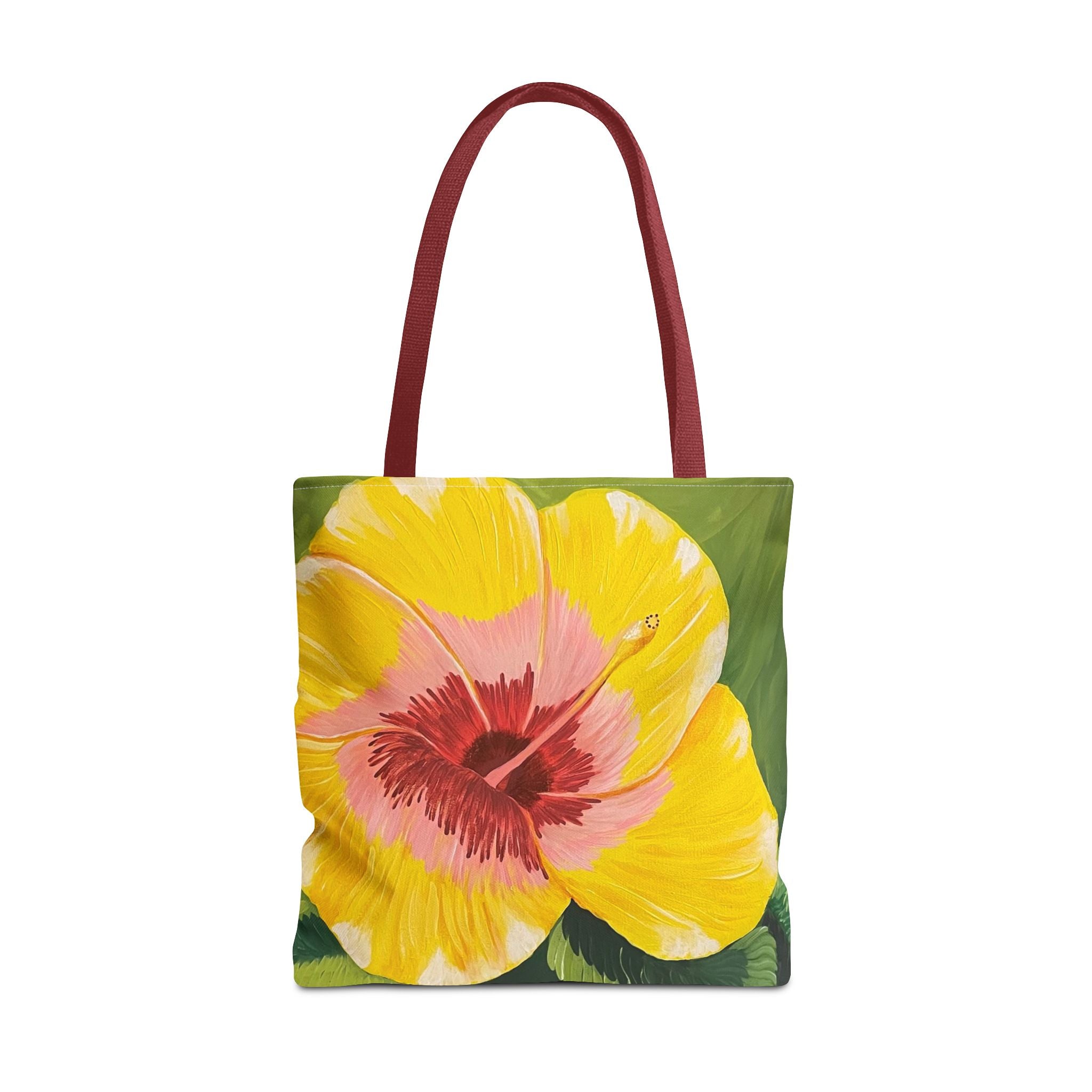 Blushing Sunrise Hand Painted Tote Bag