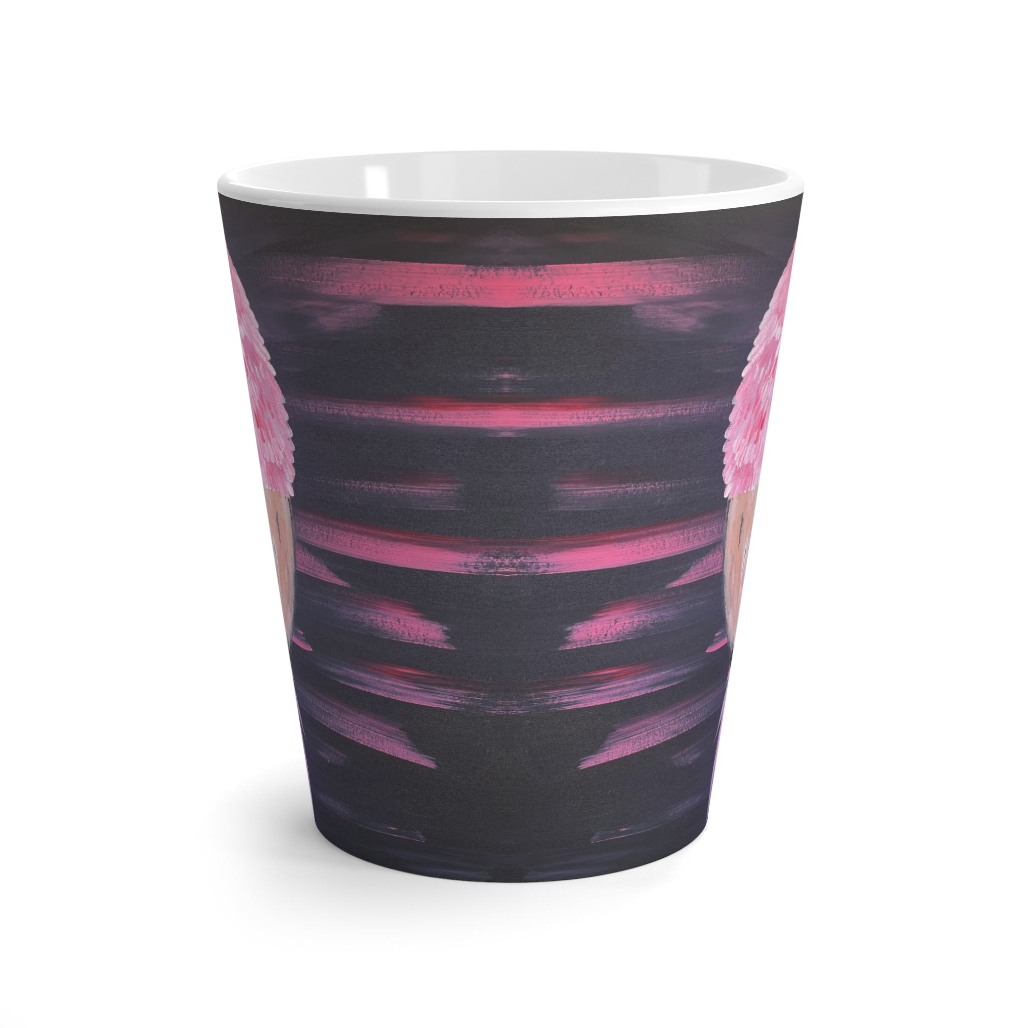Feathered Grace Latte Mug — Tropical Bird Coffee Cup