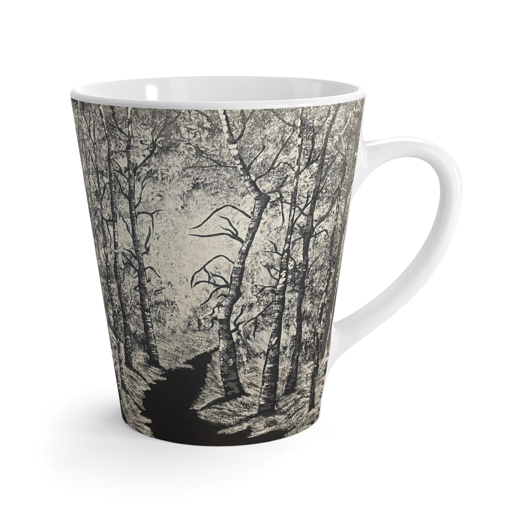Silver Shadows Latte Mug