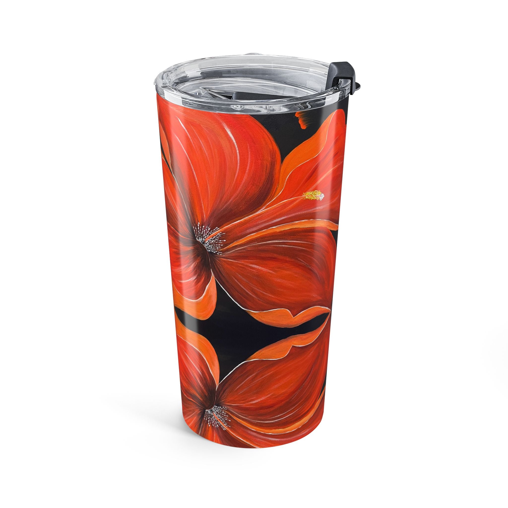 Scarlet Veil 20oz Artistic Tumbler - Perfect Hand Painted Gift