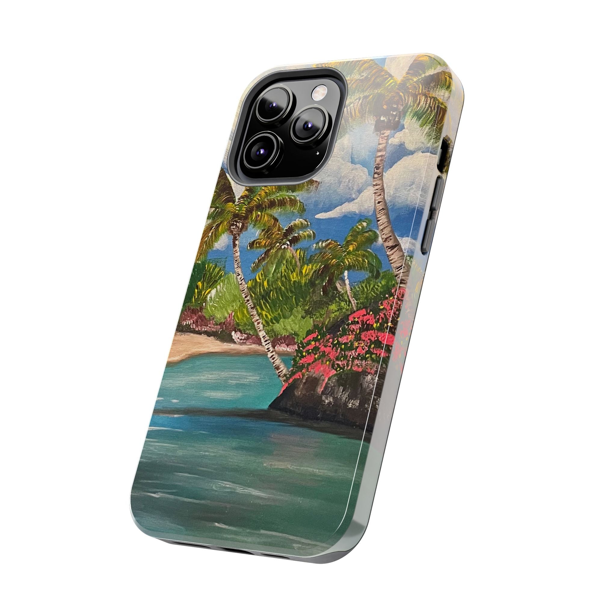Blooming Paradise Phone Case Hand Painted Unique Designs