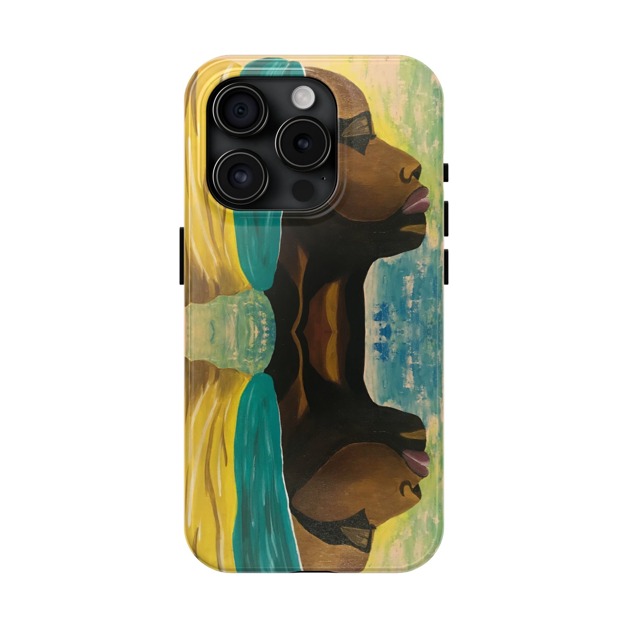 Hues of Heritage Phone Case Hand Painted