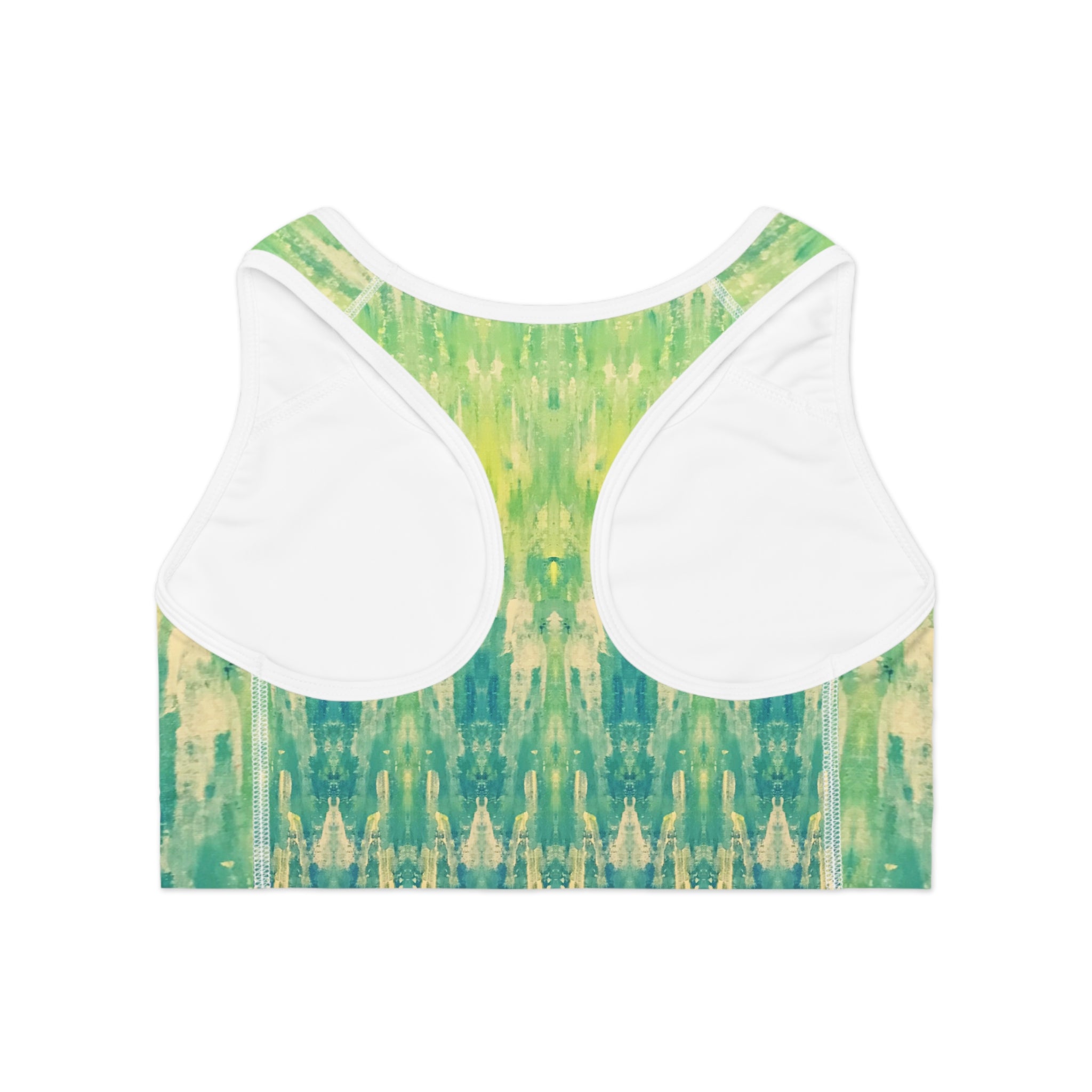 Hues of Heritage Sports Bra, Activewear for Yoga, Workout Gear, Gift for Fitness Lovers, Exercise Top, Beachwear