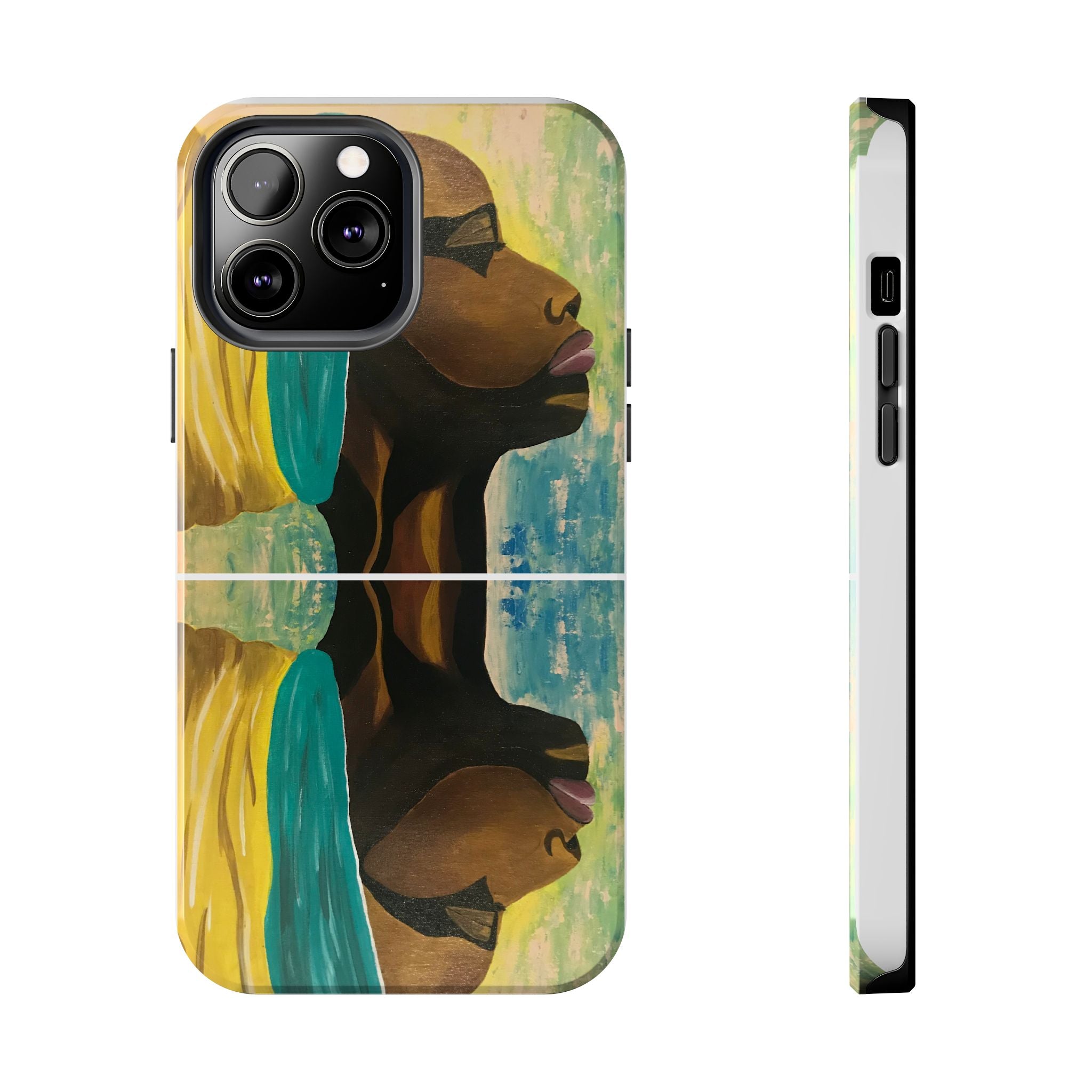 Hues of Heritage Phone Case Hand Painted