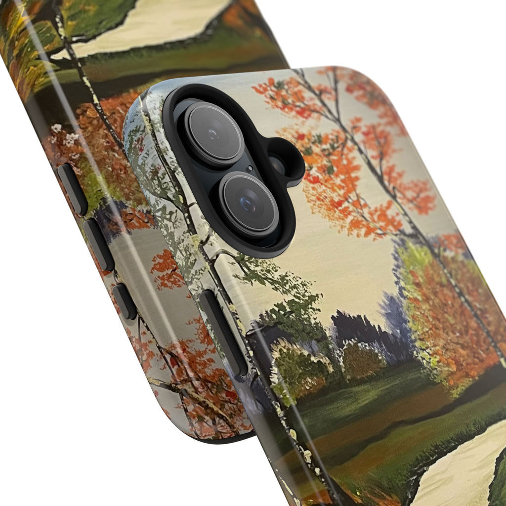 Whispering Birches Phone Case - Hand Painted Unique Designs
