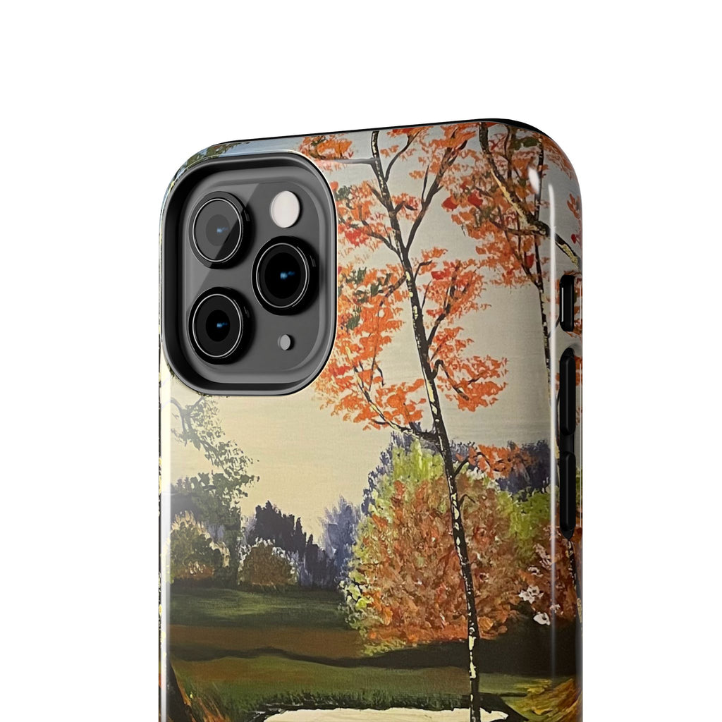 Whispering Birches Phone Case - Hand Painted Unique Designs