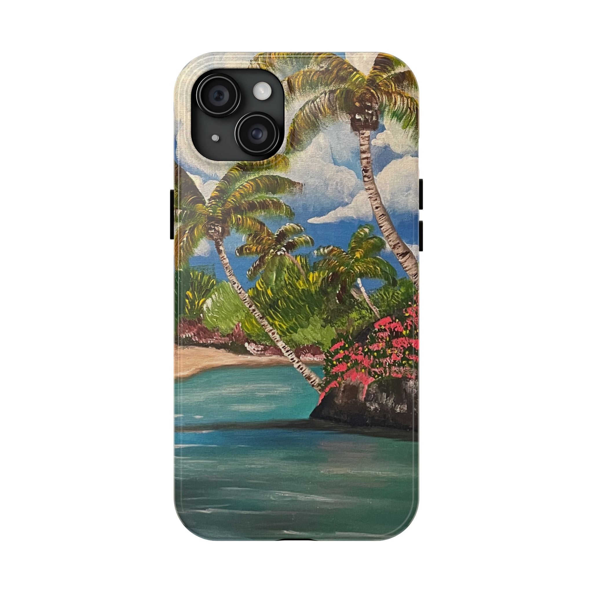 Blooming Paradise Phone Case Hand Painted Unique Designs