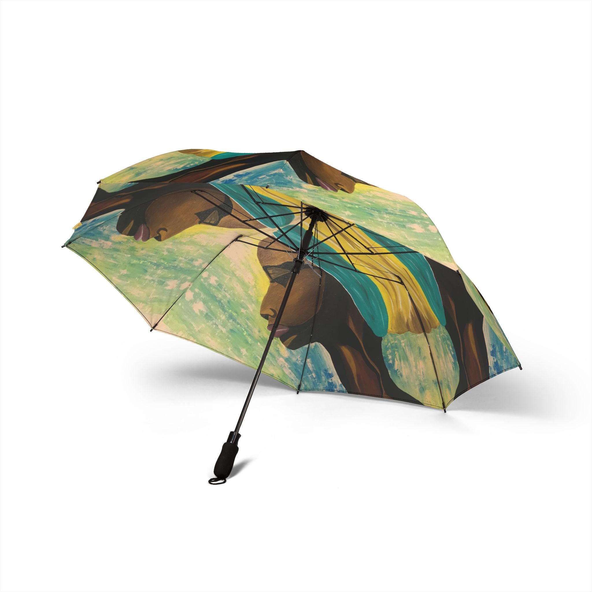 Hues of Heritage Umbrella Hand Painted Design