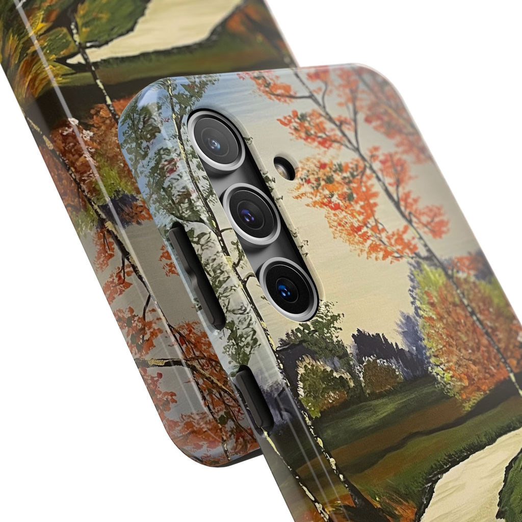 Whispering Birches Phone Case - Hand Painted Unique Designs