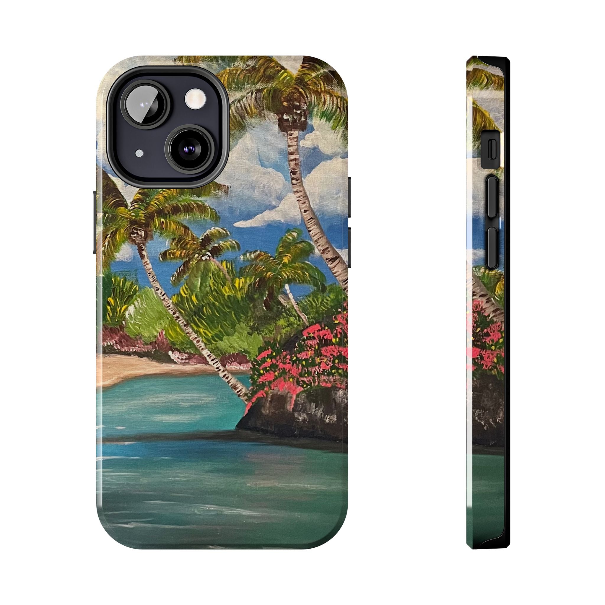 Blooming Paradise Phone Case Hand Painted Unique Designs