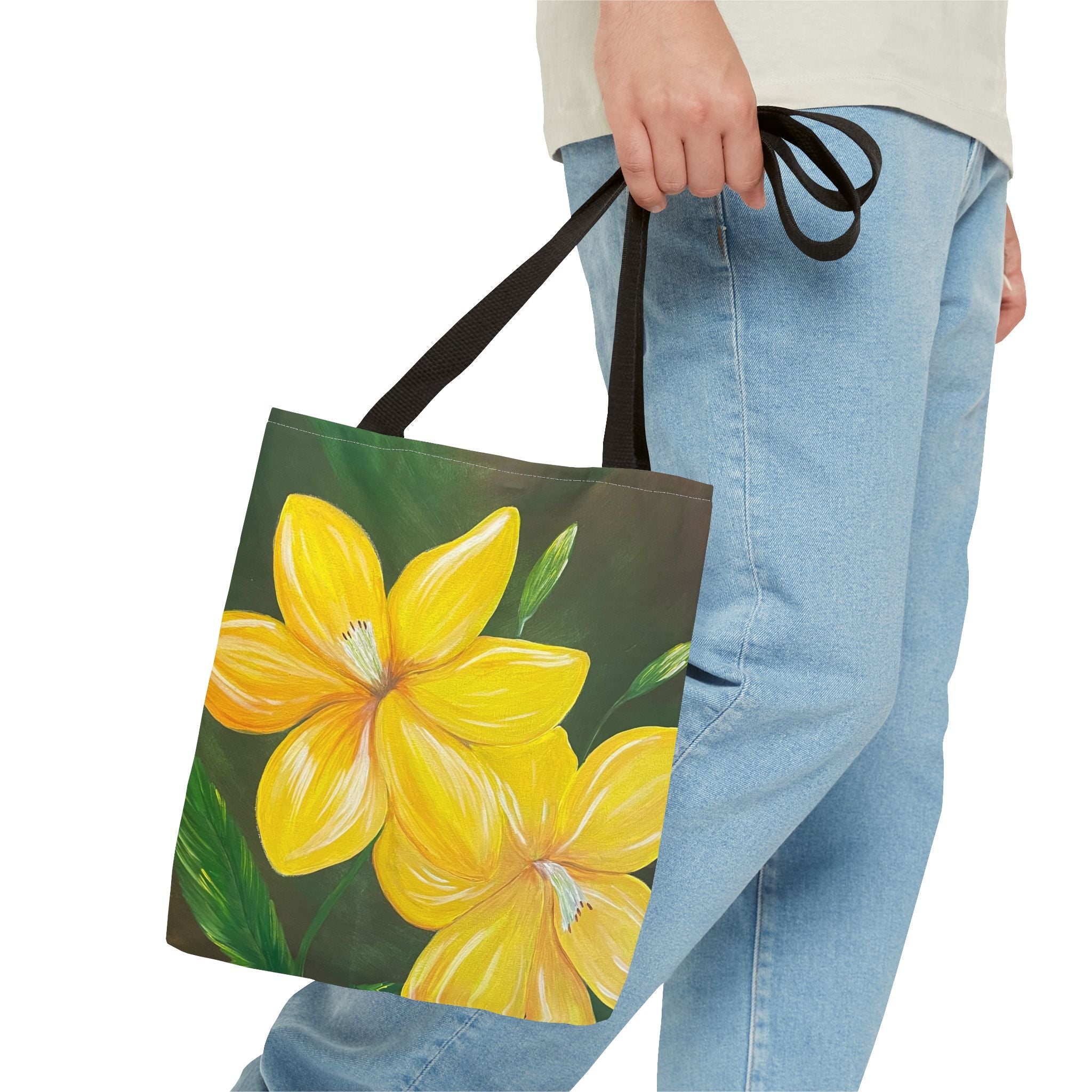 Golden Bloom Tote Bag