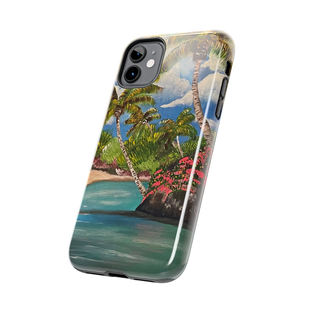 Blooming Paradise Phone Case Hand Painted Unique Designs