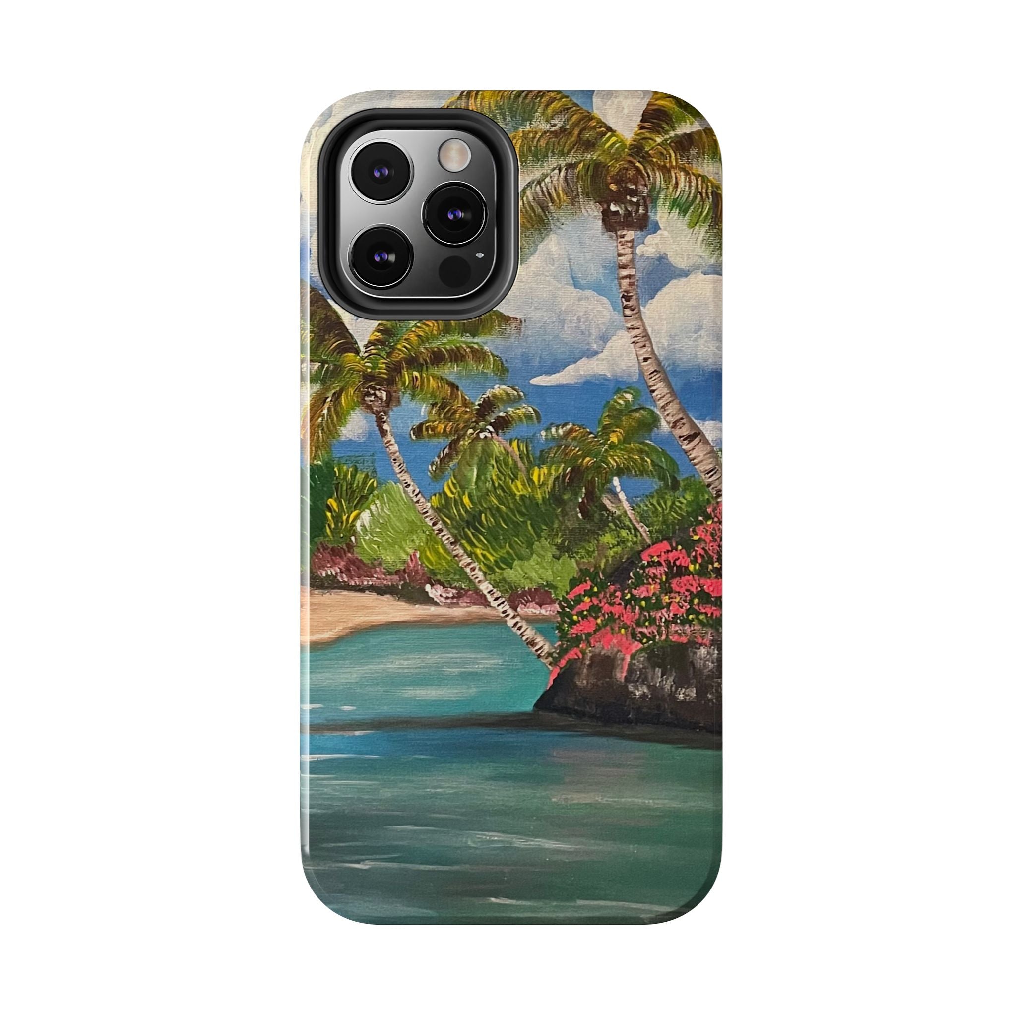 Blooming Paradise Phone Case Hand Painted Unique Designs