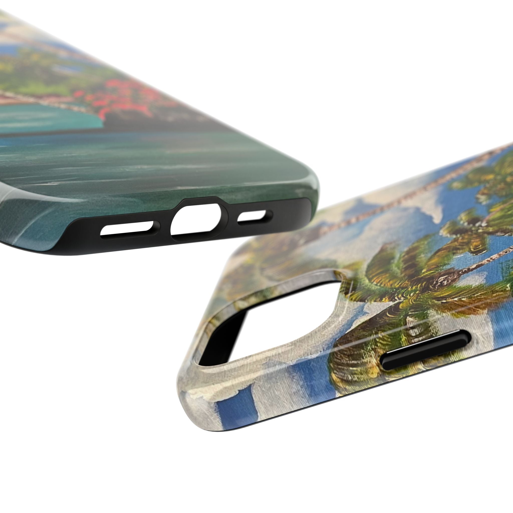 Blooming Paradise Phone Case Hand Painted Unique Designs