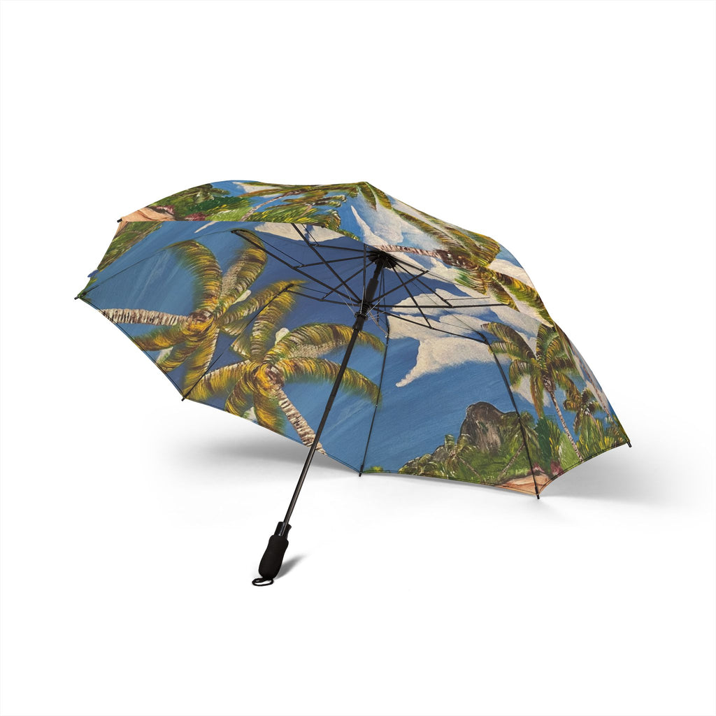 Blooming Paradise Hand Painted Design Umbrella