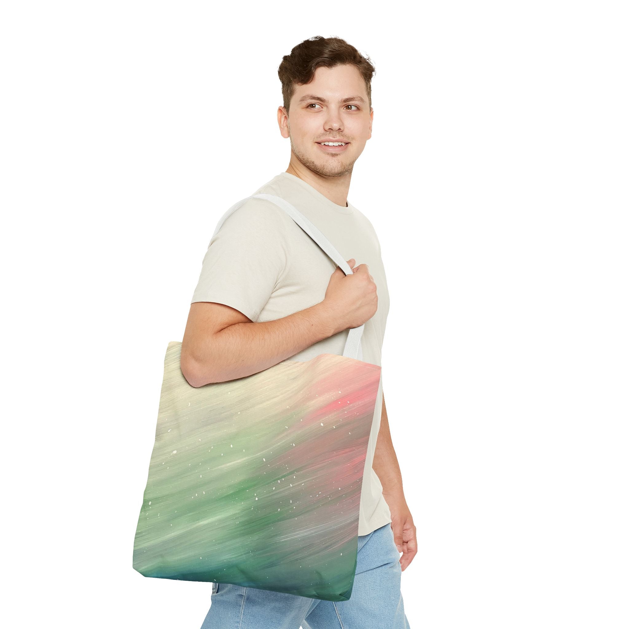 North Sky Hand Painted Tote Bag