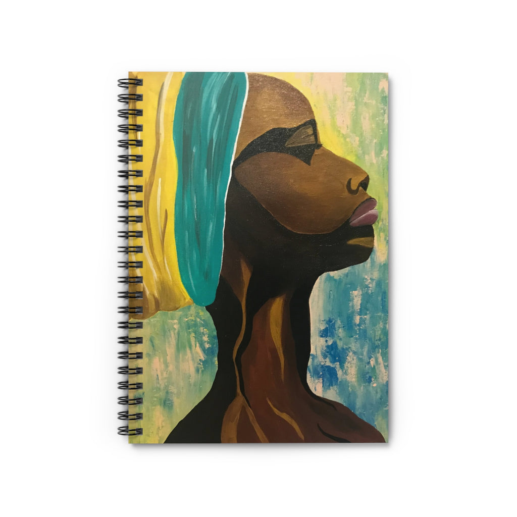 Hues of Heritage Hand-Painted Spiral Notebook