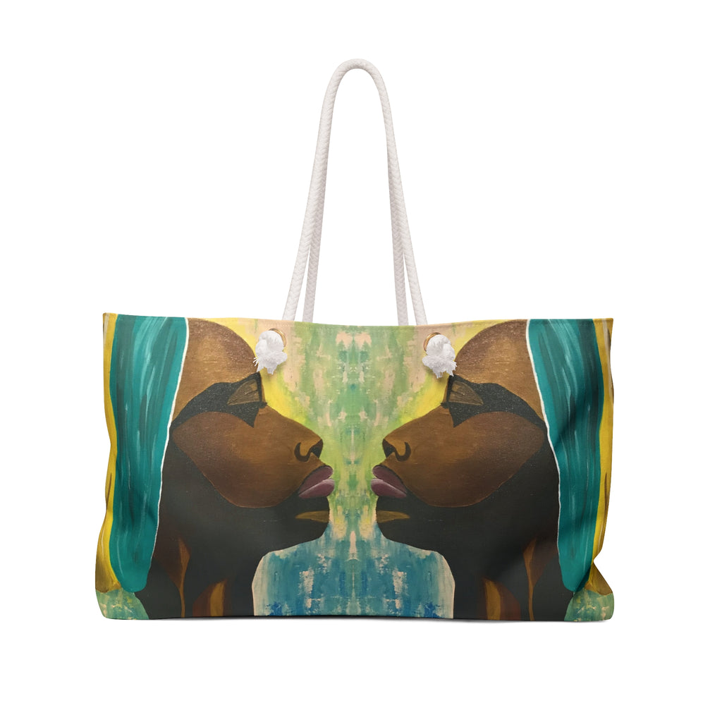 Hues of Heritage Tote Bag with Hand Painted Designs