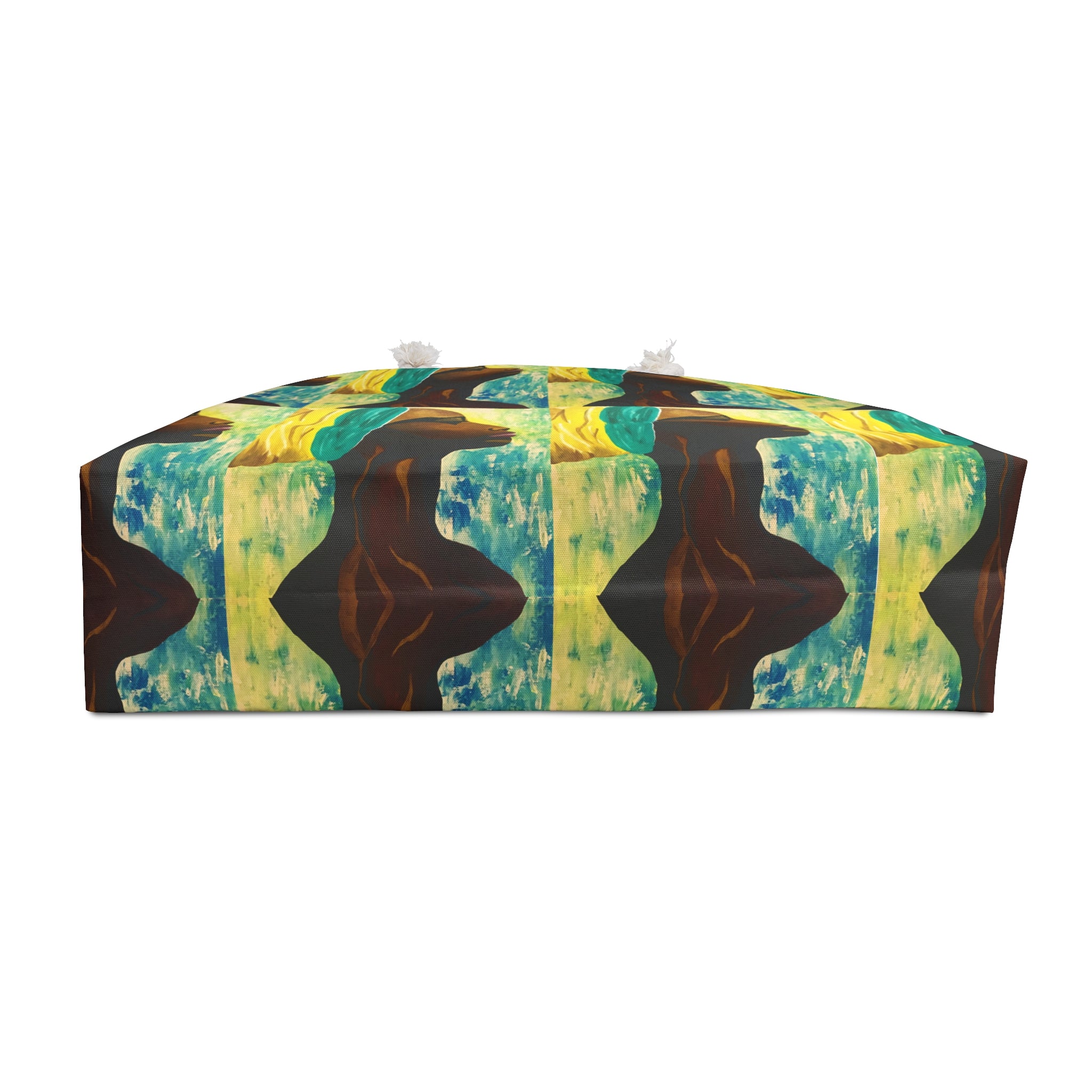 Hues of Heritage Tote Bag with Hand Painted Designs