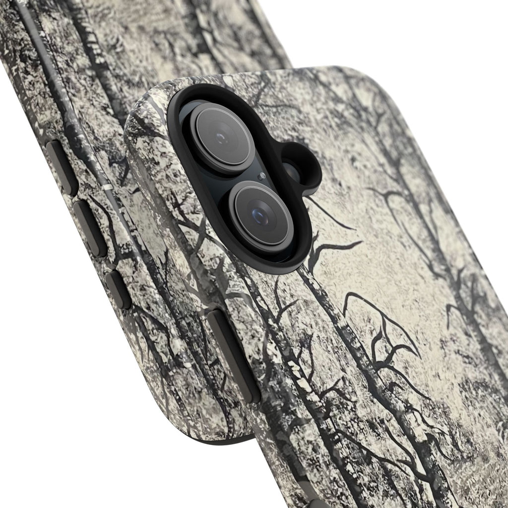 Silver Shadows Phone Case - Hand Painted Unique Designs