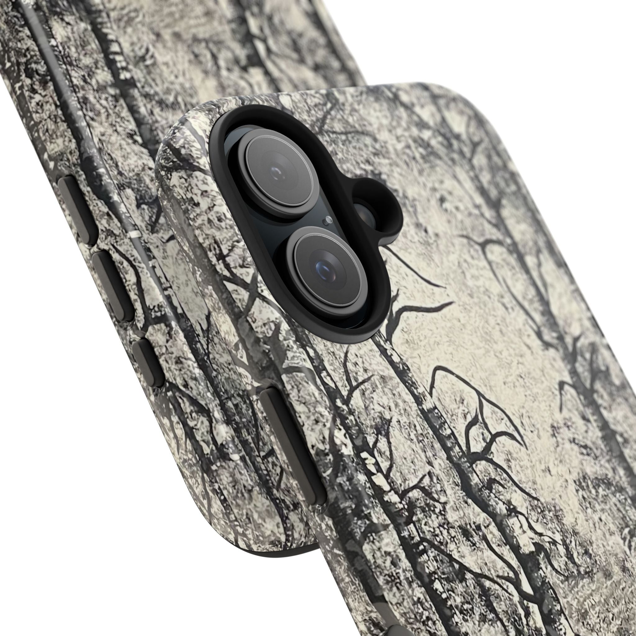 Silver Shadows Phone Case - Hand Painted Unique Designs