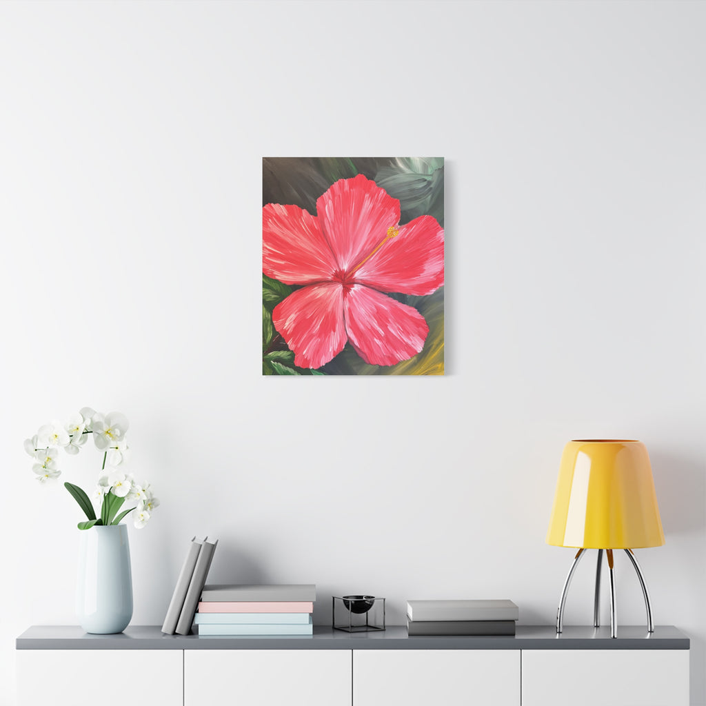 Hibiscus Hues Canvas Wall Art