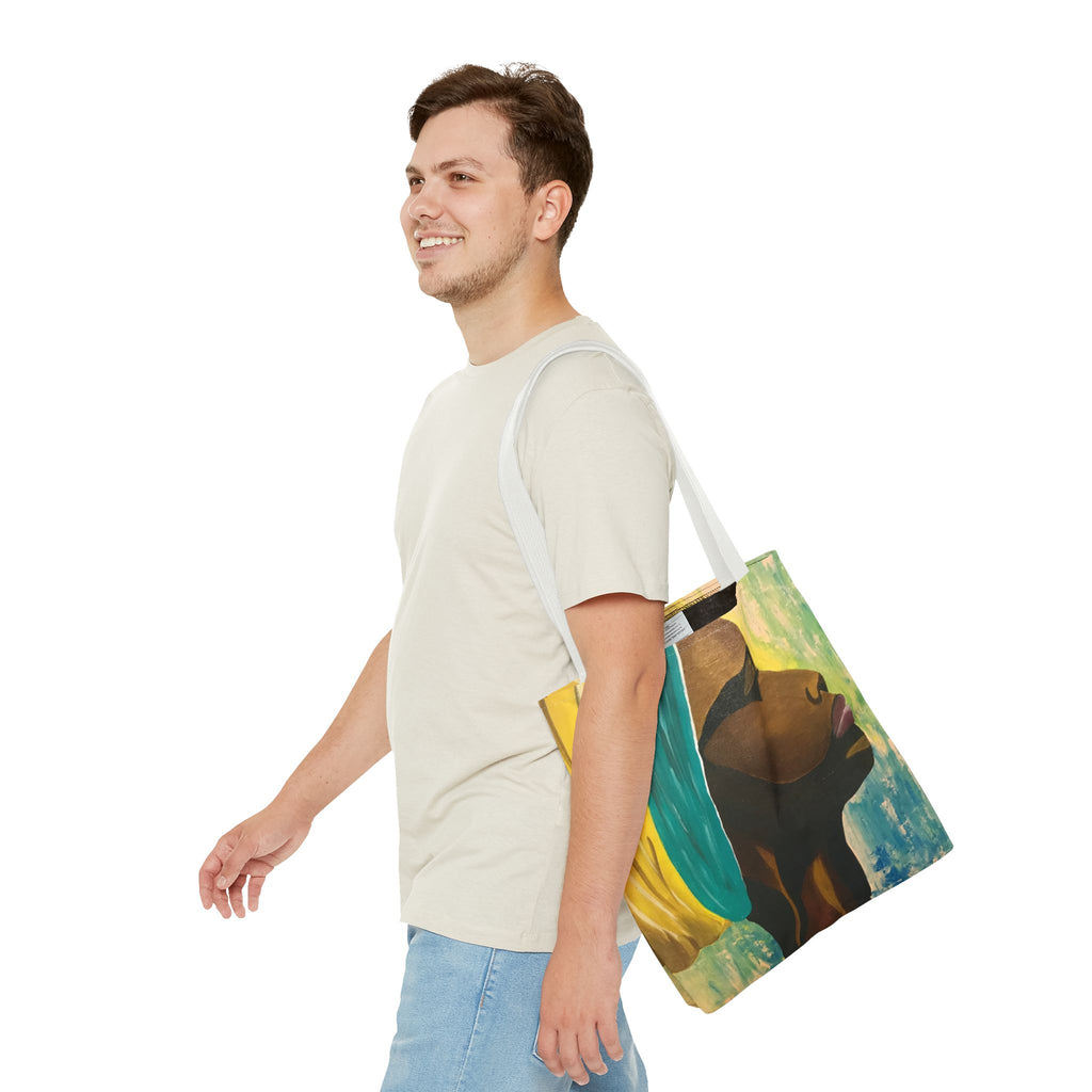 Hues of Heritage Hand Painted Tote Bag
