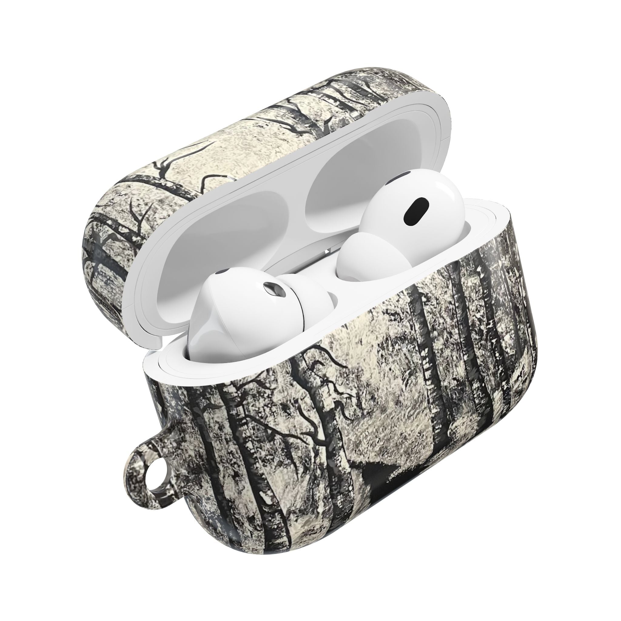 Silver Shadows AirPod Case