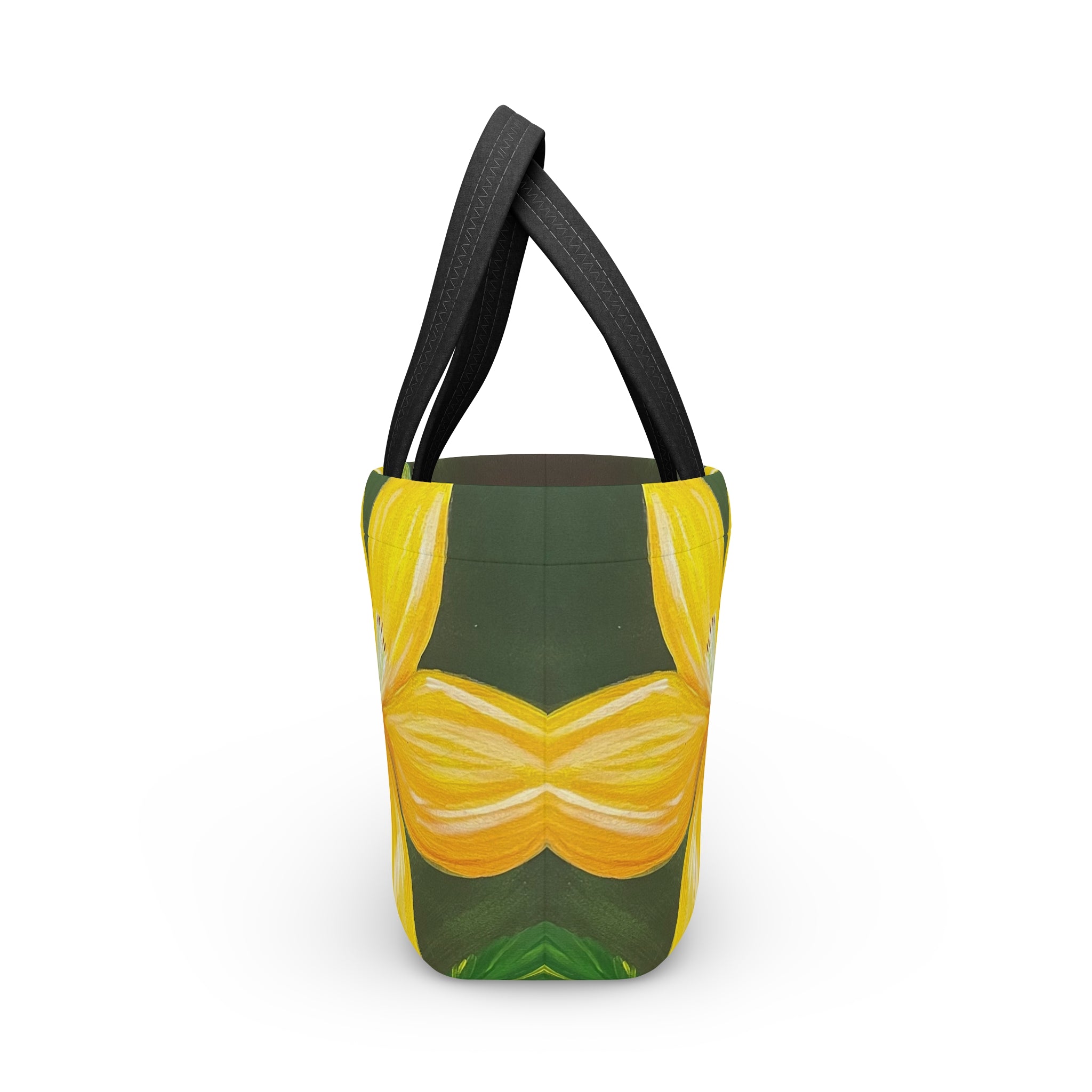Golden Bloom Insulated Lunch Bag
