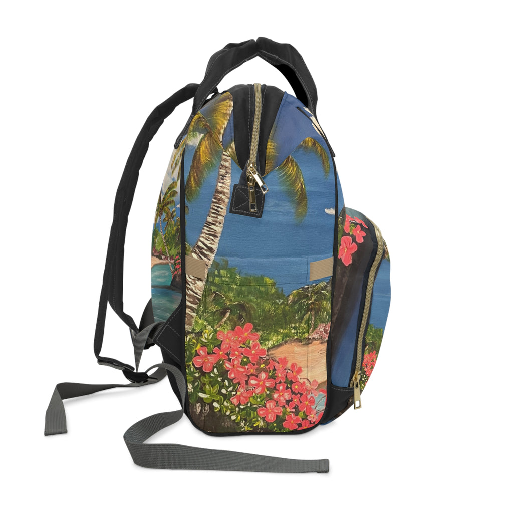 Blooming Paradise Multifunctional Backpack