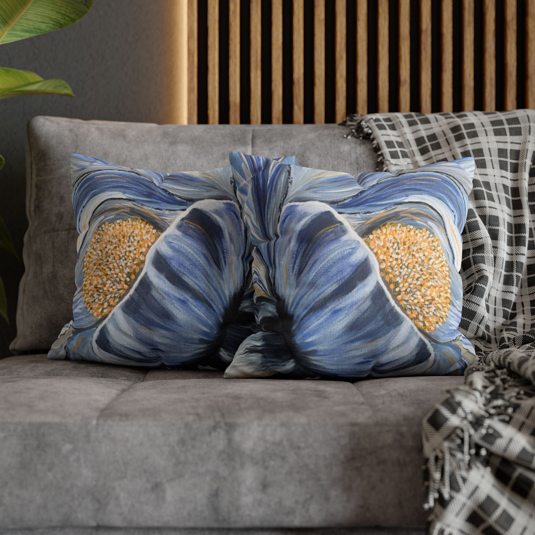 Velvet Current Square Decorative Pillow Sham