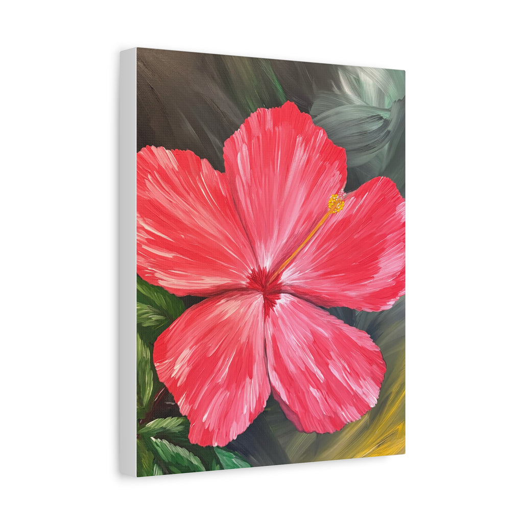 Hibiscus Hues Canvas Wall Art