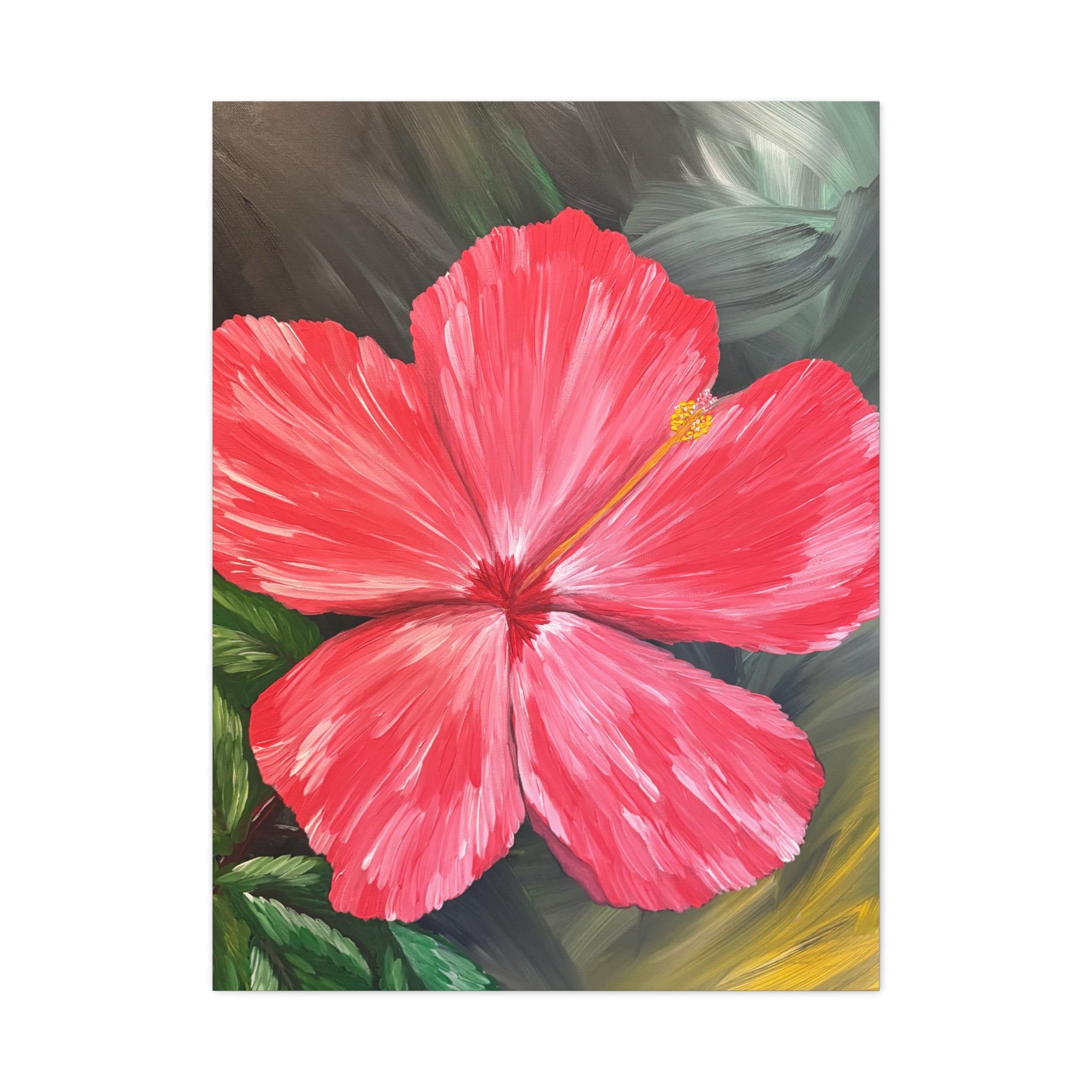 Hibiscus Hues Canvas Wall Art