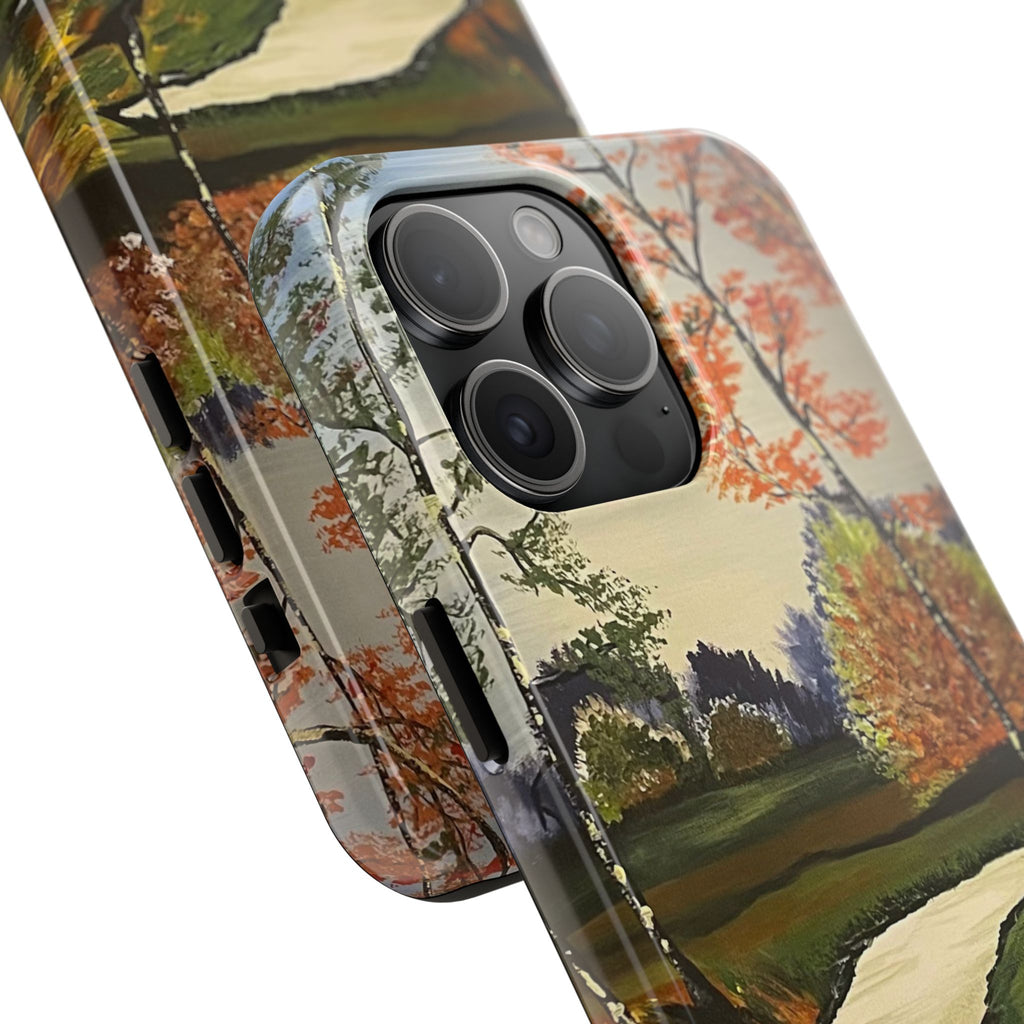 Whispering Birches Phone Case - Hand Painted Unique Designs