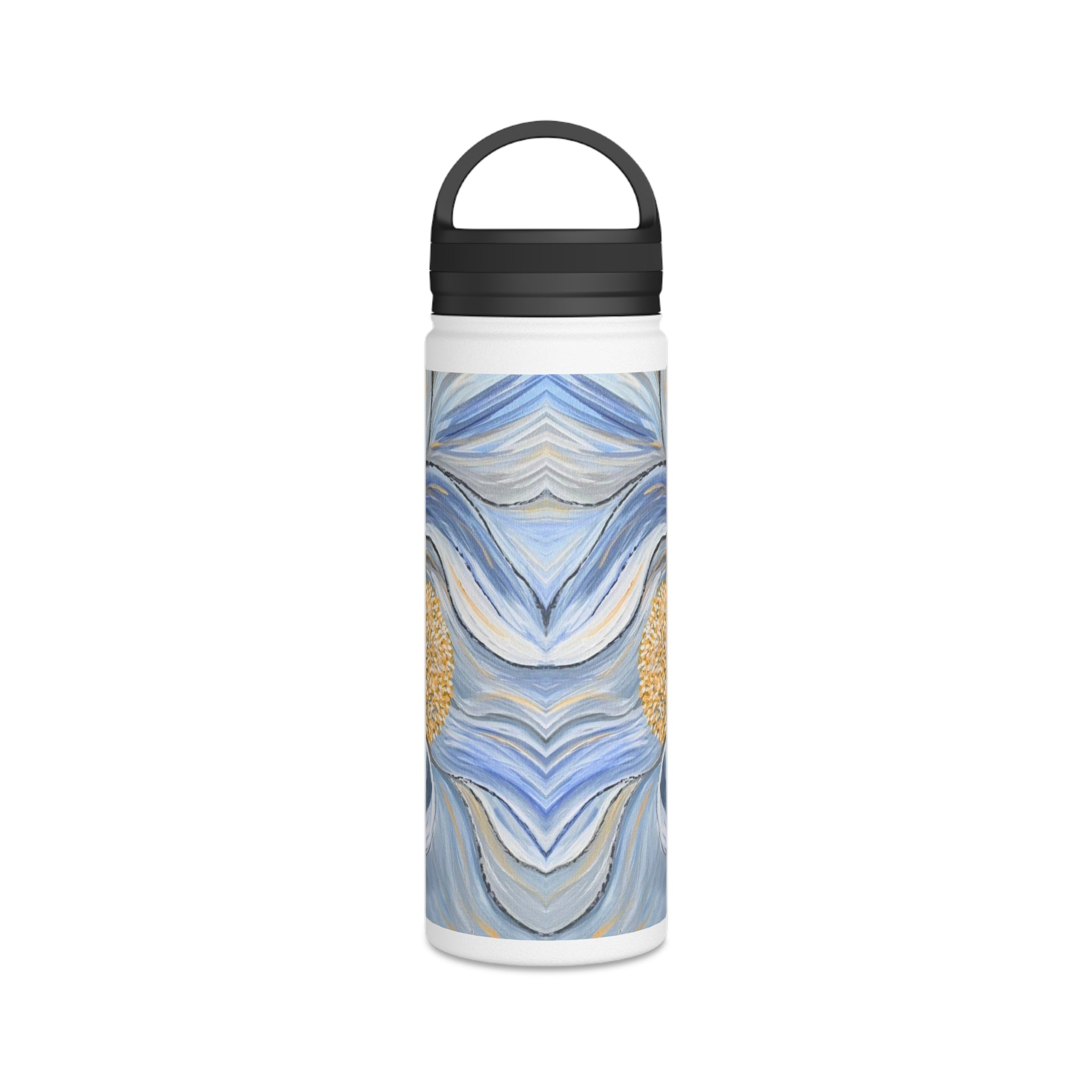 Velvet Current Stainless Steel Water Bottle with Handle Lid