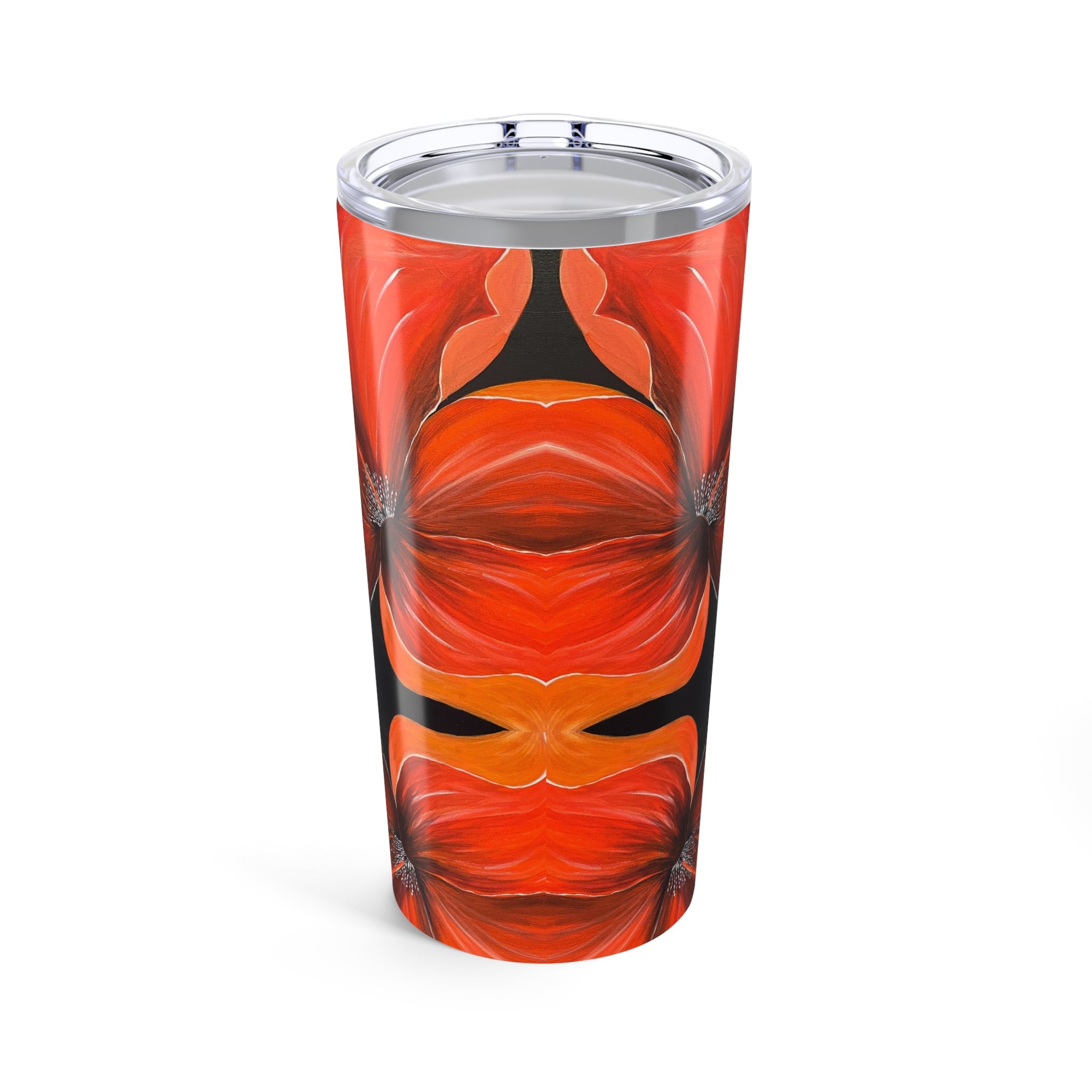 Scarlet Veil 20oz Artistic Tumbler - Perfect Hand Painted Gift