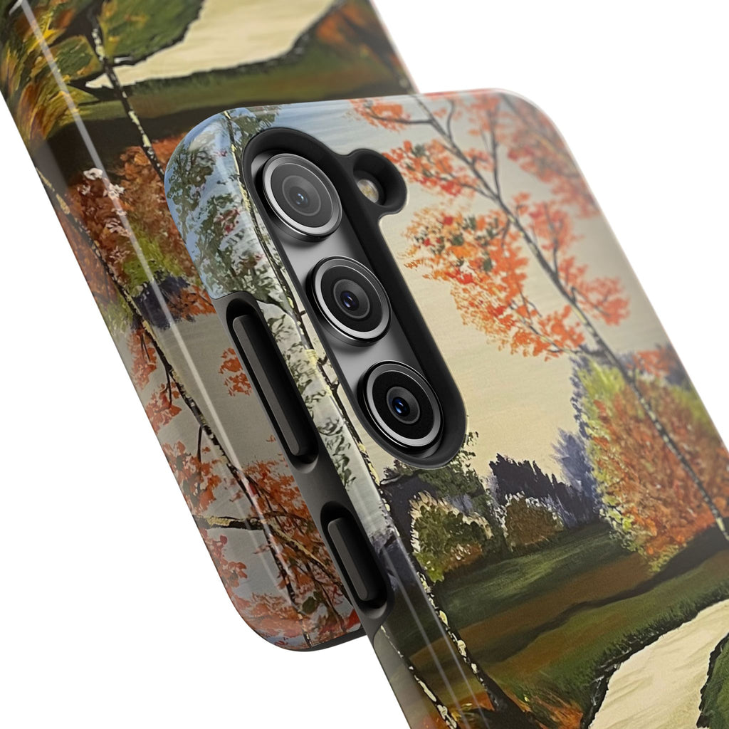 Whispering Birches Phone Case - Hand Painted Unique Designs