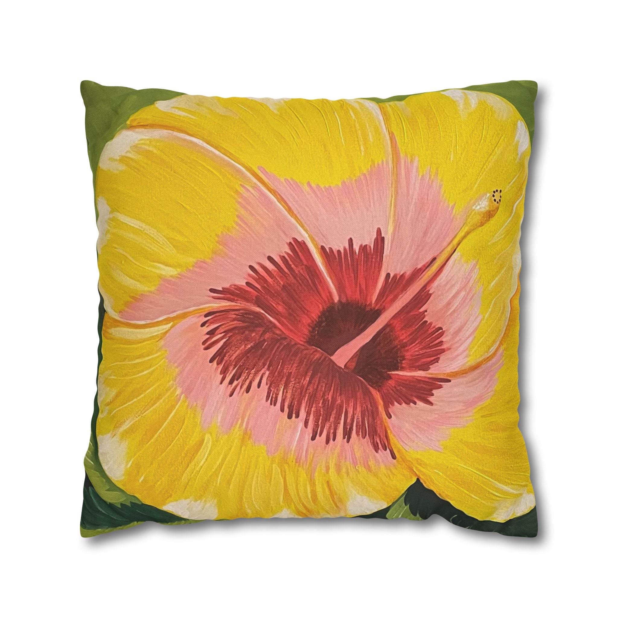 Blushing Sunrise Square Decorative Pillow Sham