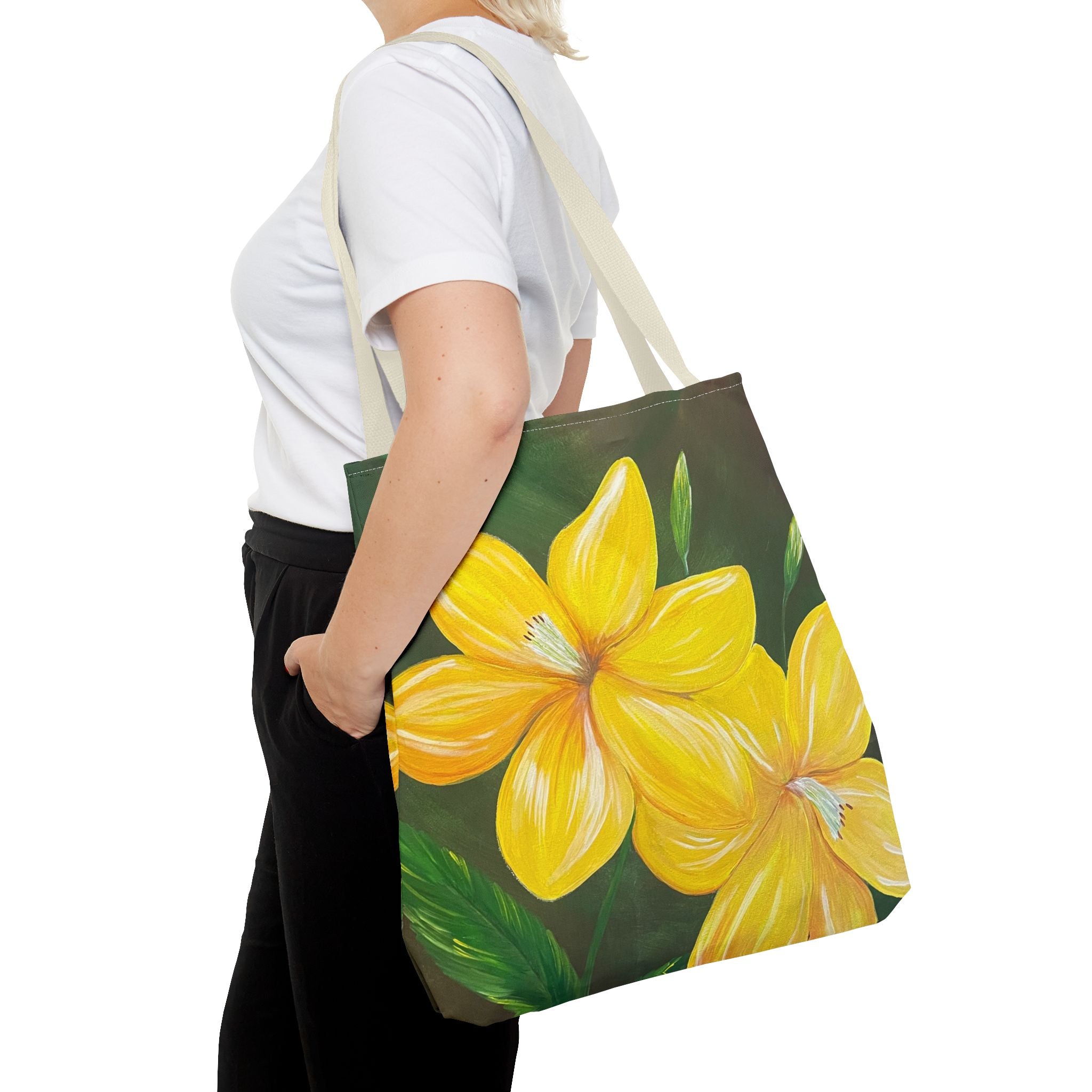 Golden Bloom Tote Bag