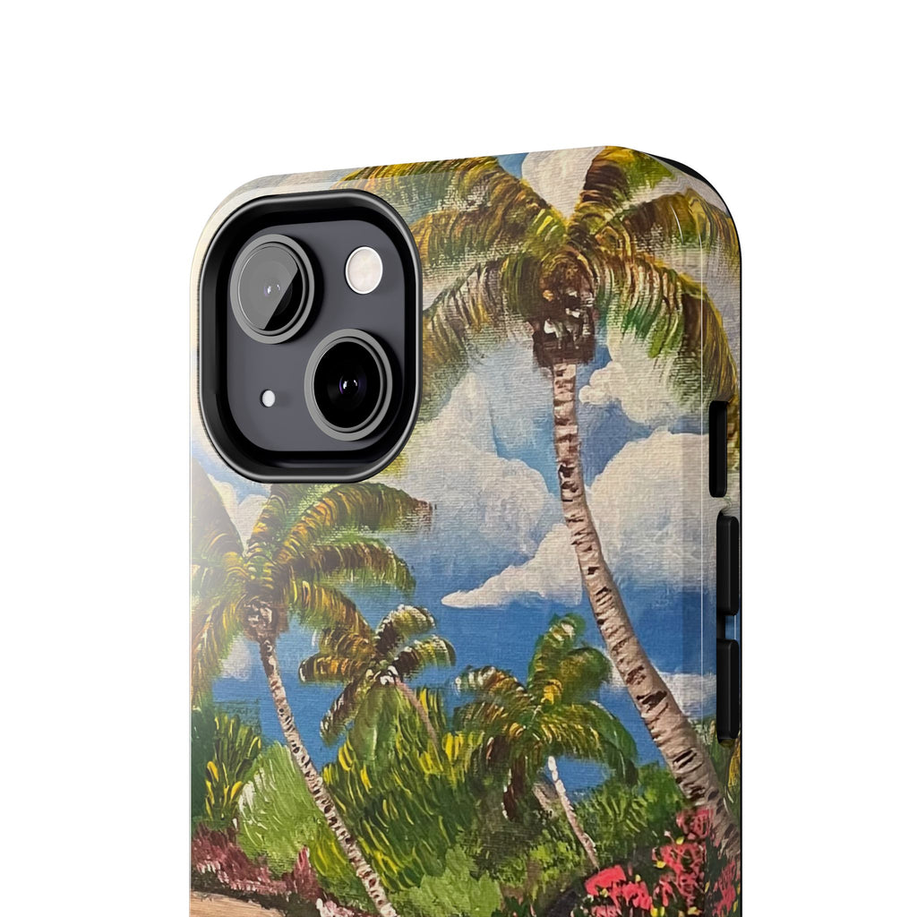 Blooming Paradise Phone Case Hand Painted Unique Designs