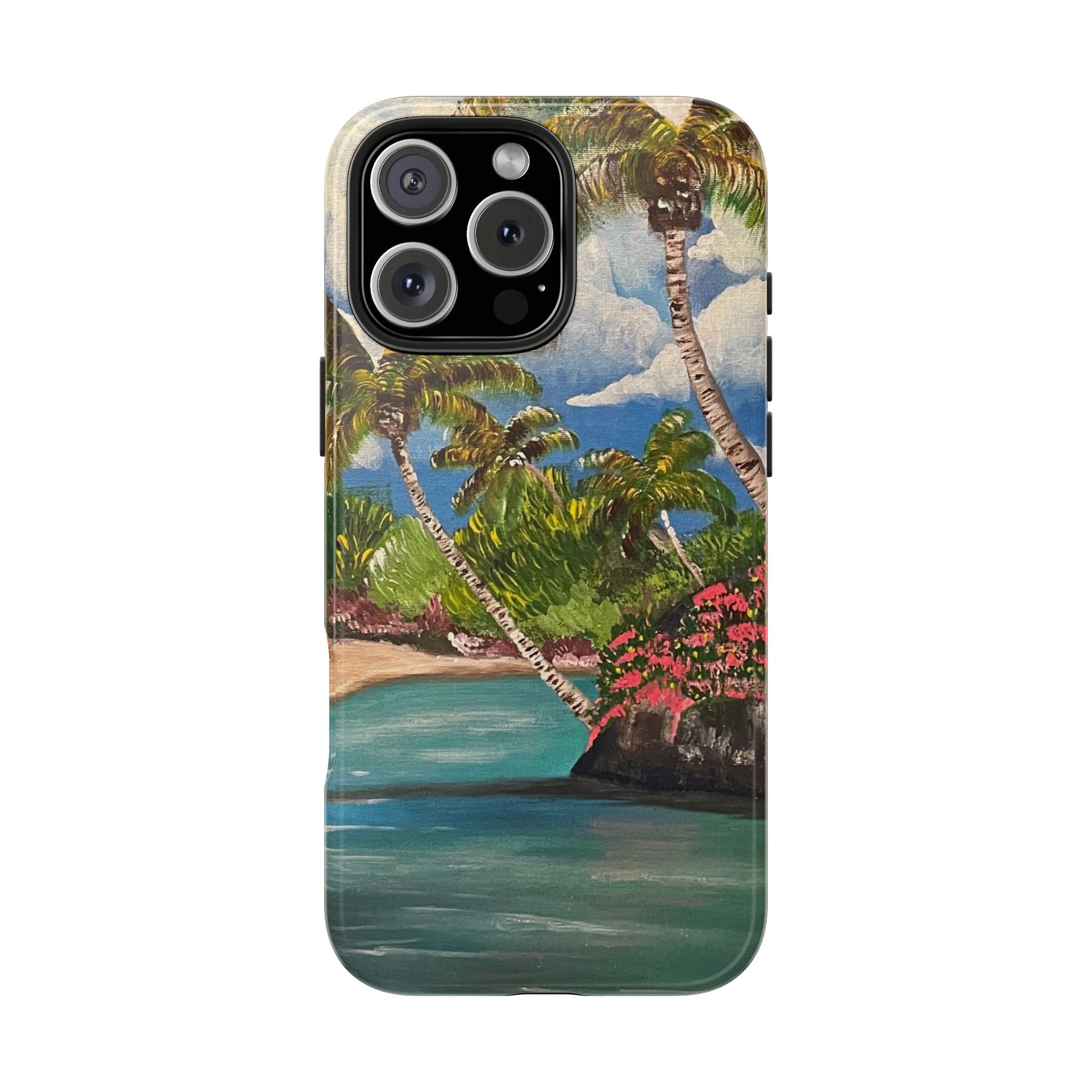 Blooming Paradise Phone Case Hand Painted Unique Designs