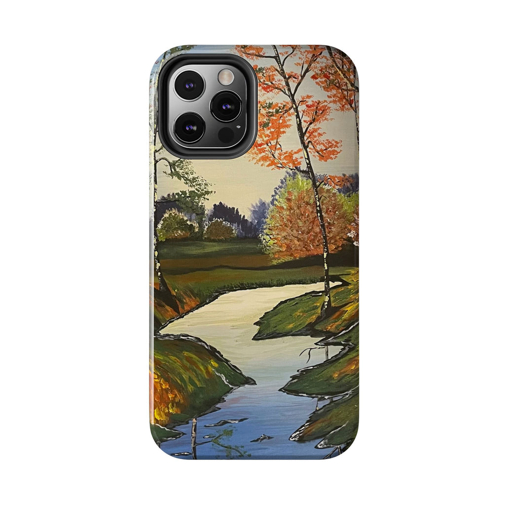 Whispering Birches Phone Case - Hand Painted Unique Designs