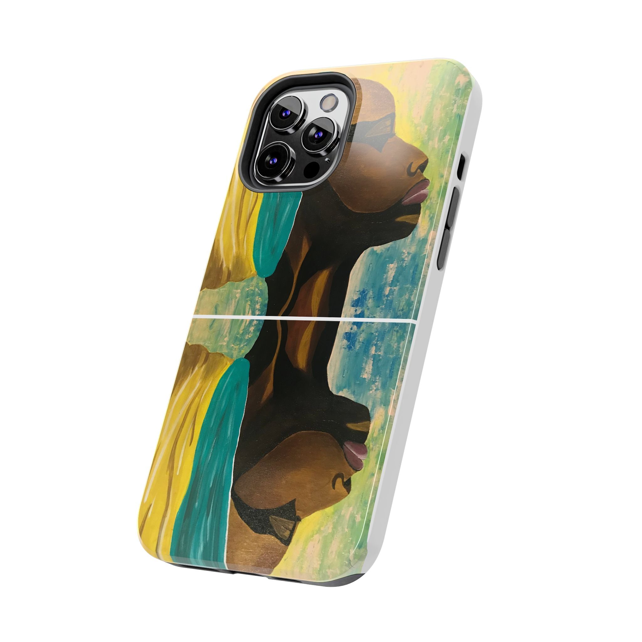 Hues of Heritage Phone Case Hand Painted