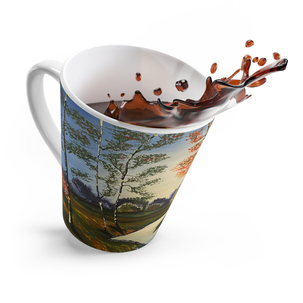 Whispering Birches Latte Mug