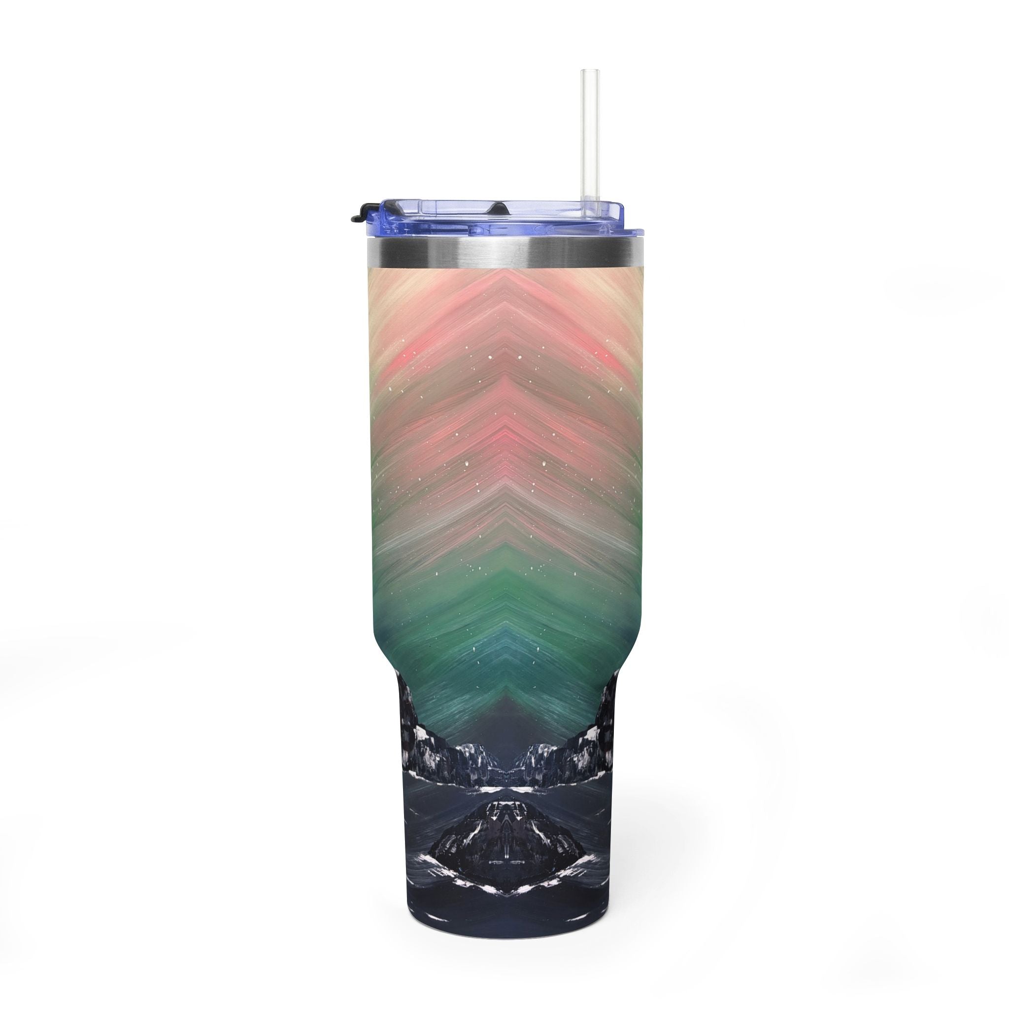 The North Sky 40oz  Vacuum Tumbler — Insulated Travel Mug with Straw