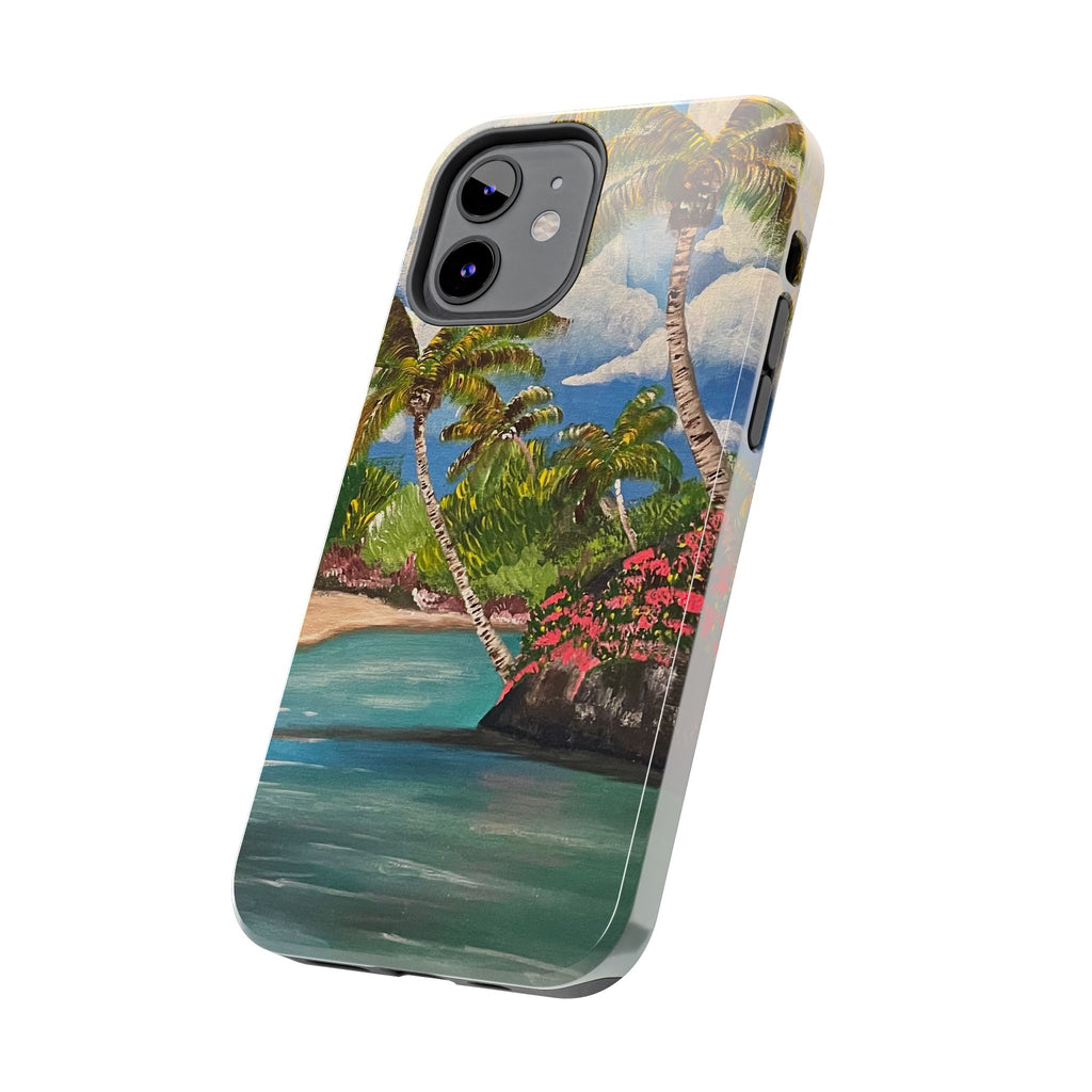 Blooming Paradise Phone Case Hand Painted Unique Designs