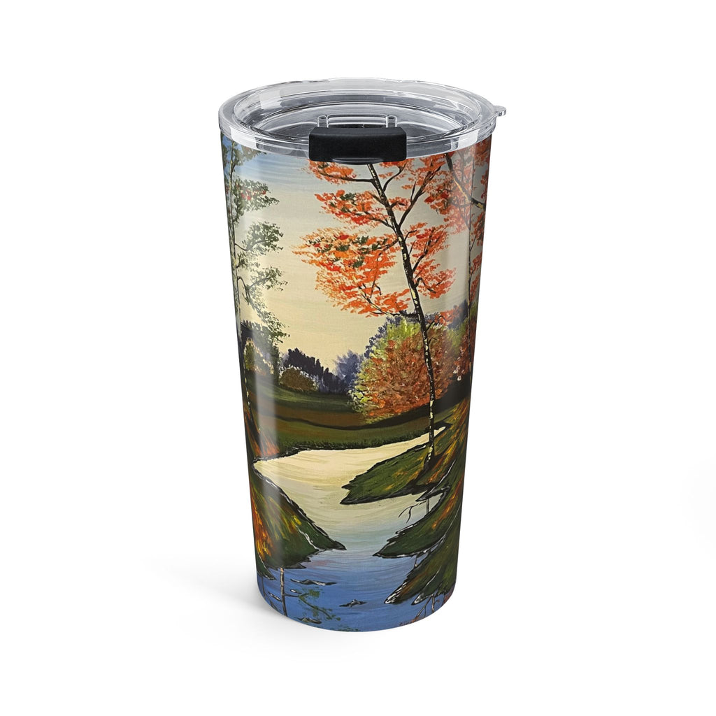 Whispering Birches 20oz Artistic Tumbler - Perfect Hand Painted Gift
