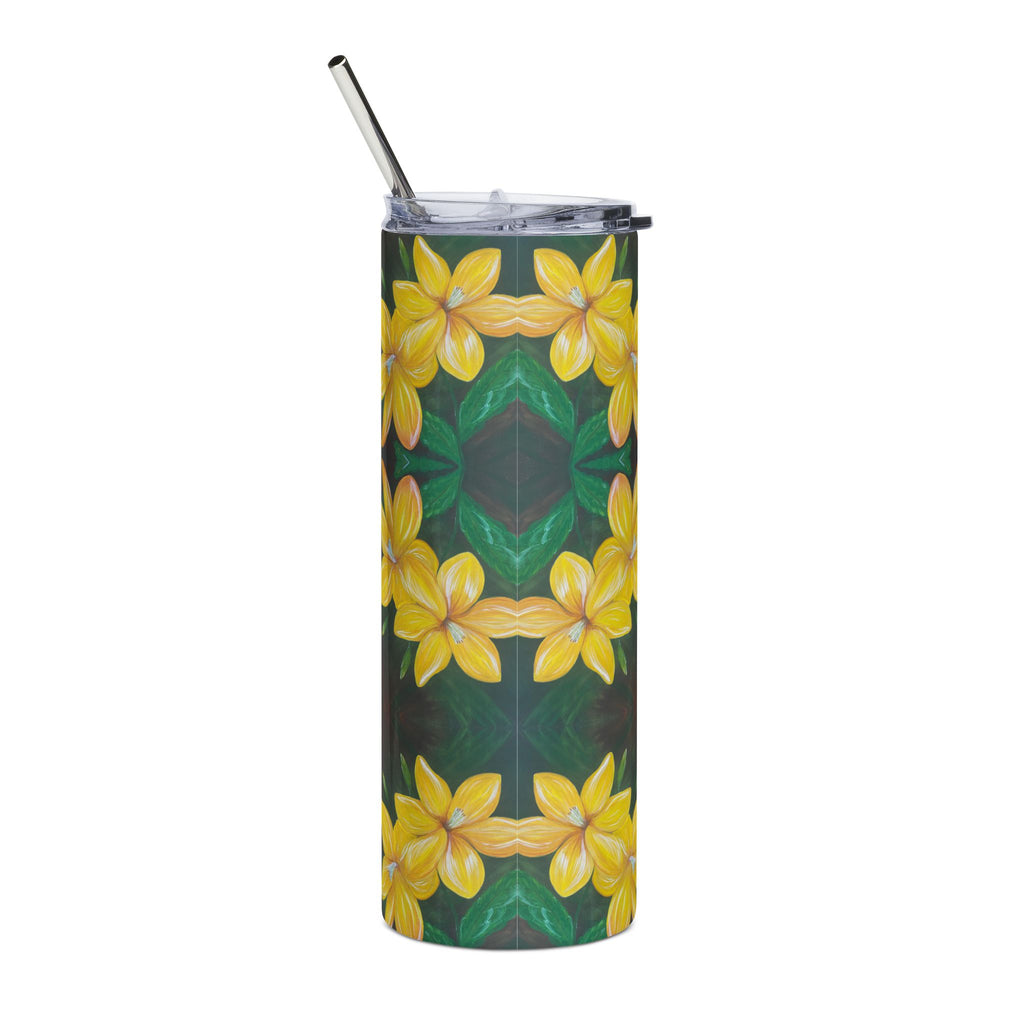 Golden Bloom 20oz Stainless Steel Tumbler